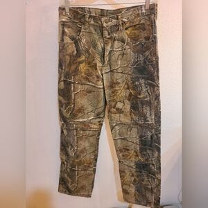 Wrangler Double Knee Realtree Camouflage Denim Hunting Jeans